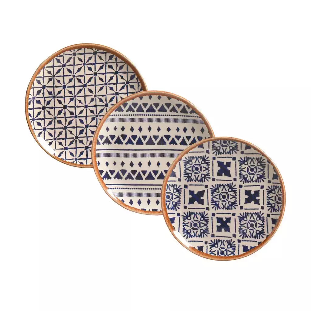 Conjunto com 6 Pratos de Sobremesa New Asteca