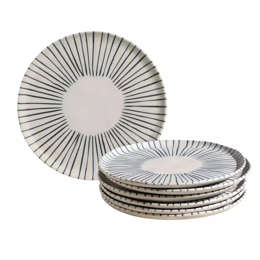 Conjunto com 6 Pratos Raso Bio Elemento