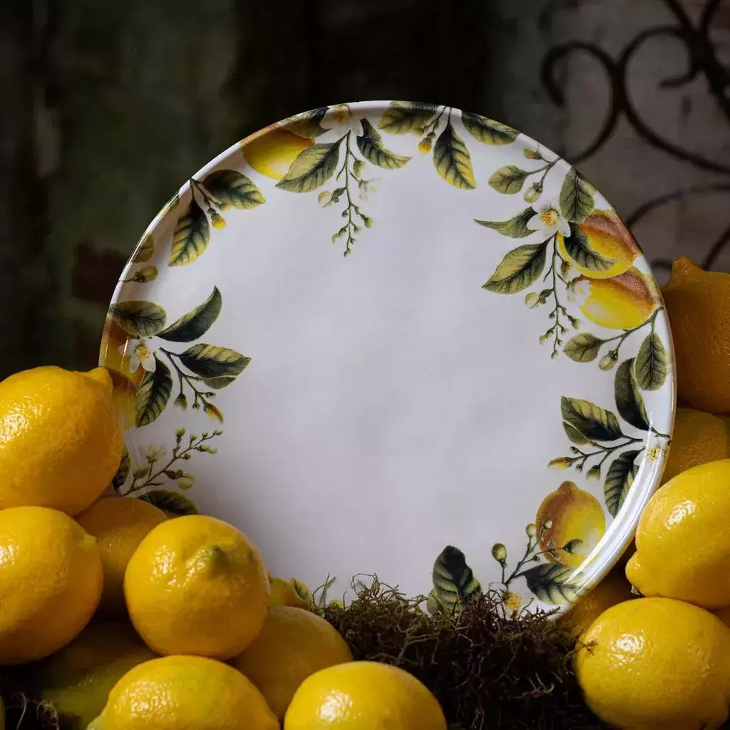 Conjunto com 6 Pratos Raso Bio Limonata