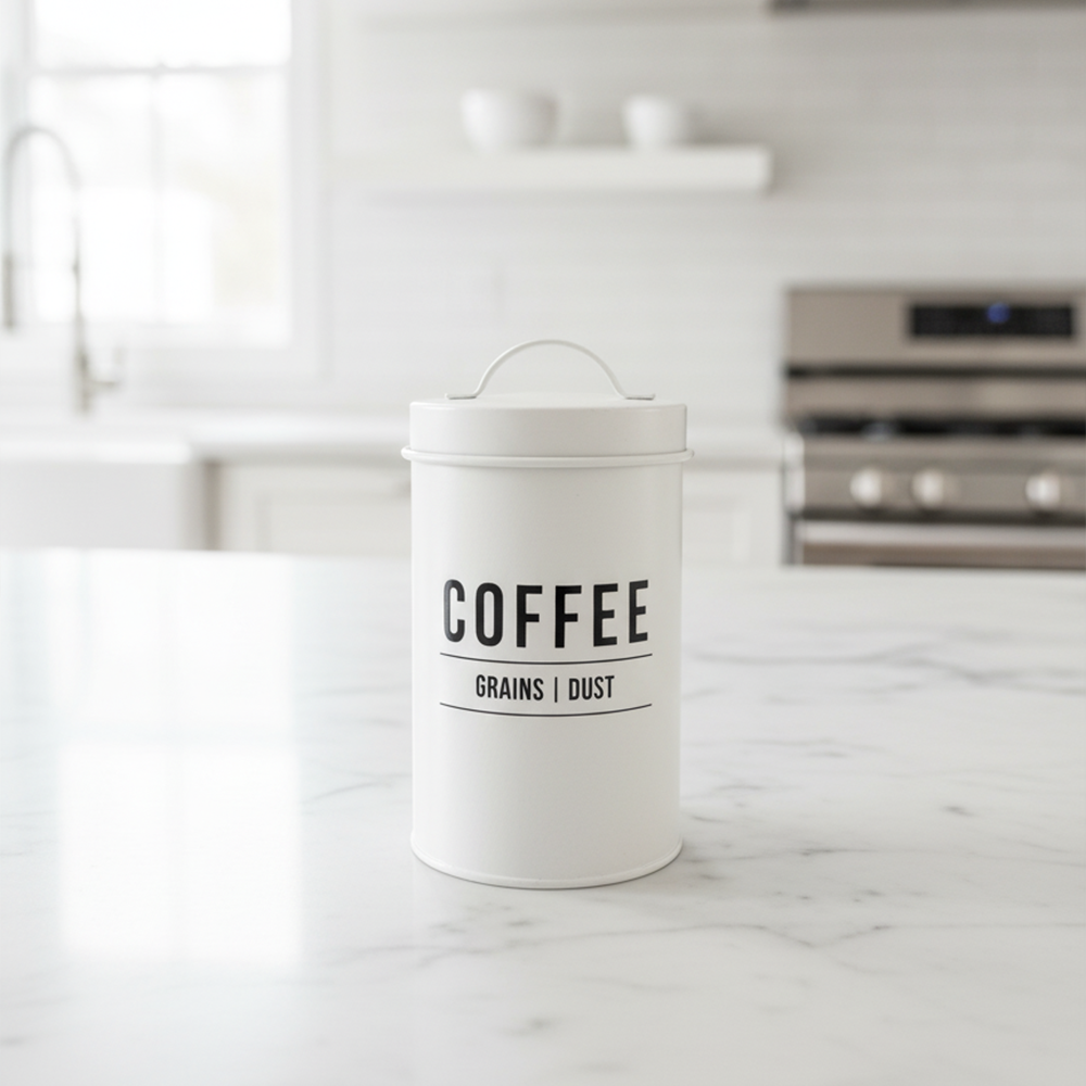 Pote para Café Minimalista– Branco