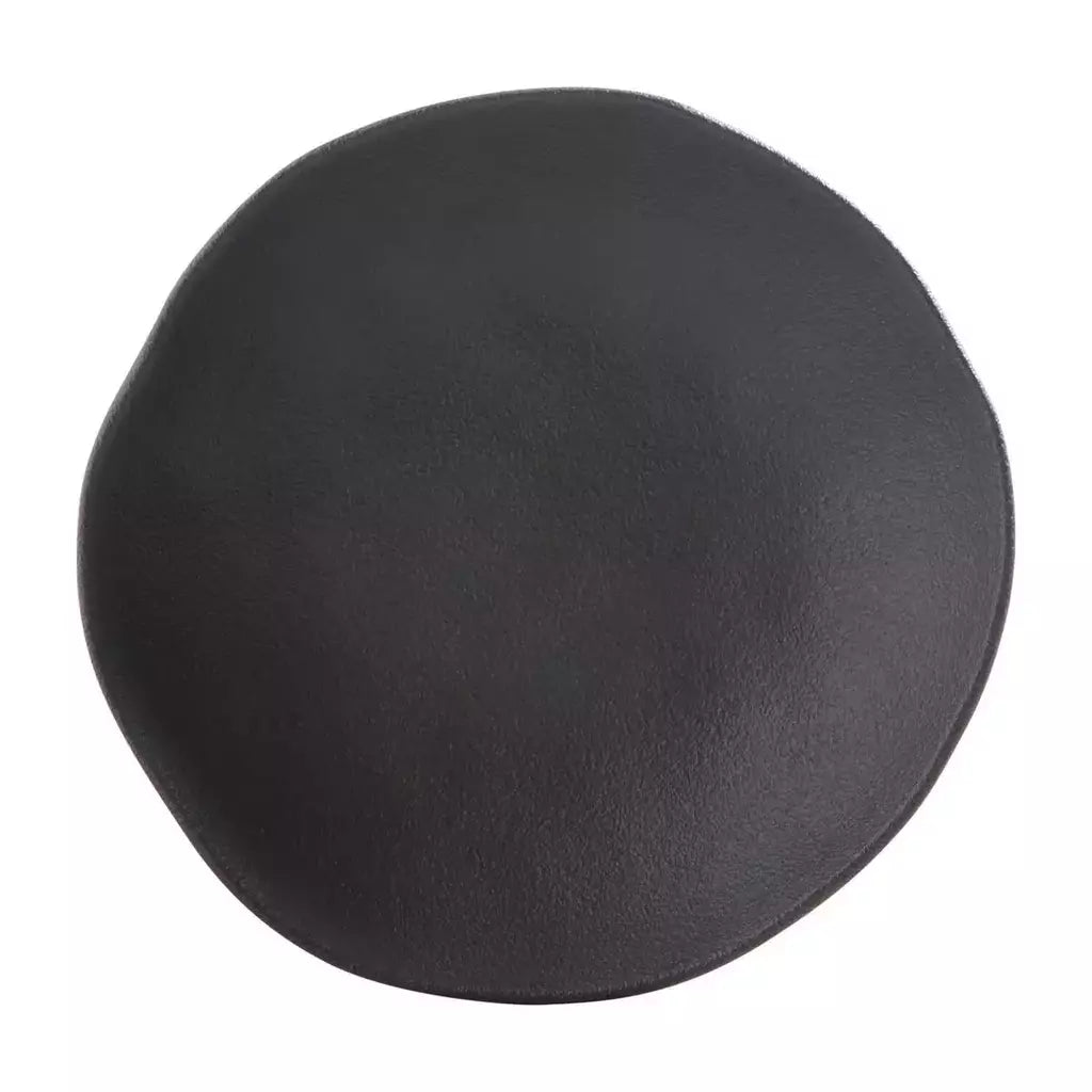 Conjunto com 6 Pratos Fundo Orgânico Preto Matte
