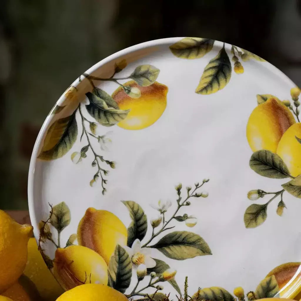 Conjunto com 6 Pratos de Sobremesa Bio Limonata