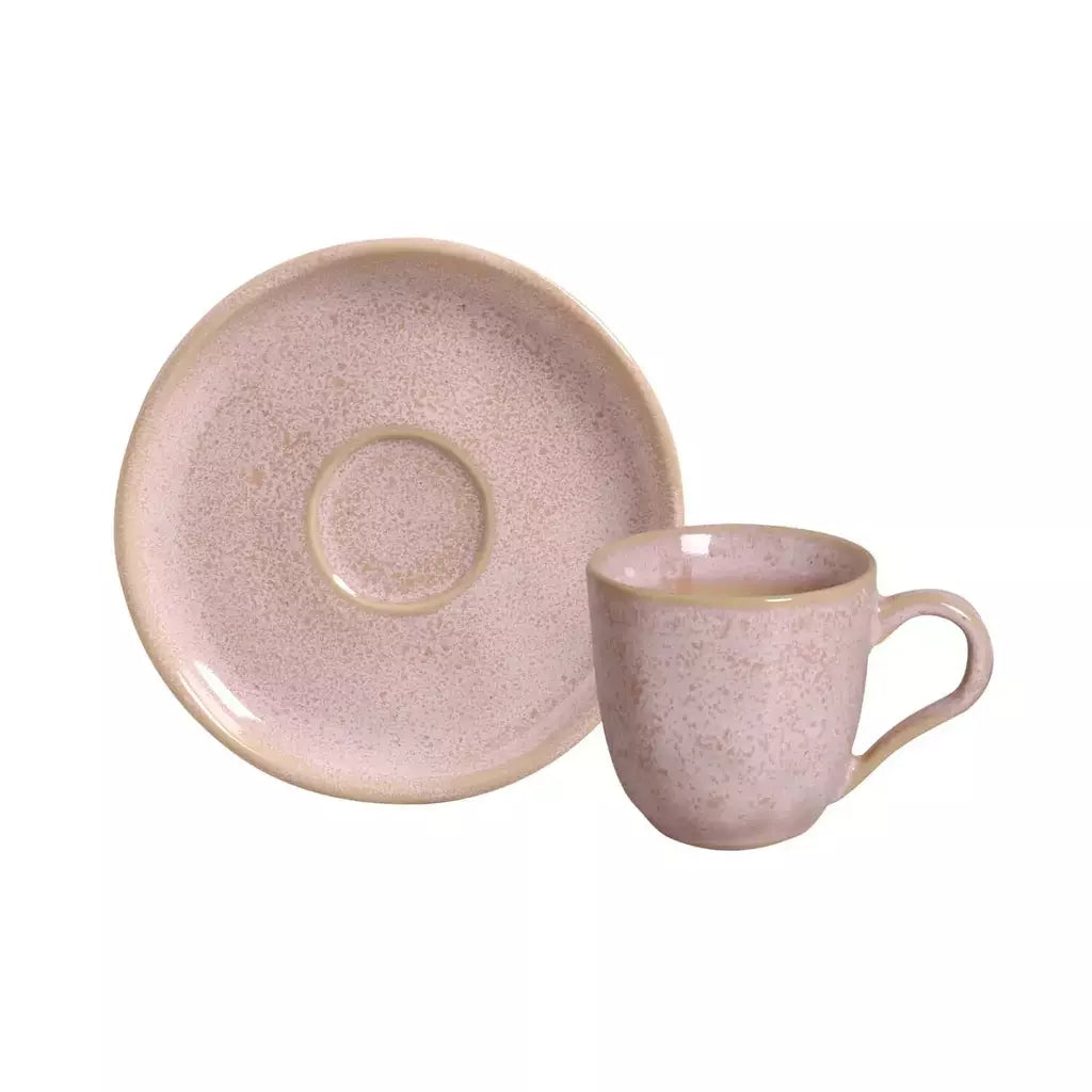 Conjunto com 6 Xícaras de Café com Pires Bio Litchi
