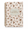 Caderno de Receitas Personalizado - Floral Vintage