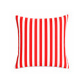 Almofada Decorativa Veludo Listras Vermelho