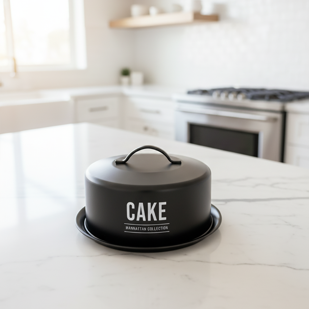 Boleira com Tampa Hermética – Design Moderno Preto