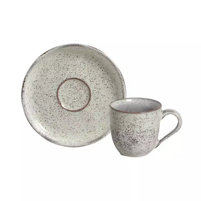 Conjunto com 6 Xícaras de Café com Pires Bio Pistache