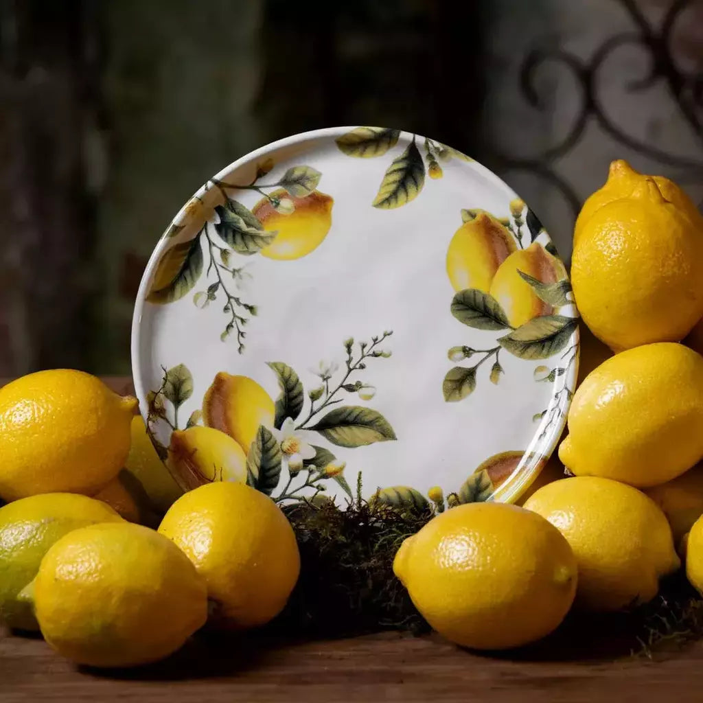 Conjunto com 6 Pratos de Sobremesa Bio Limonata