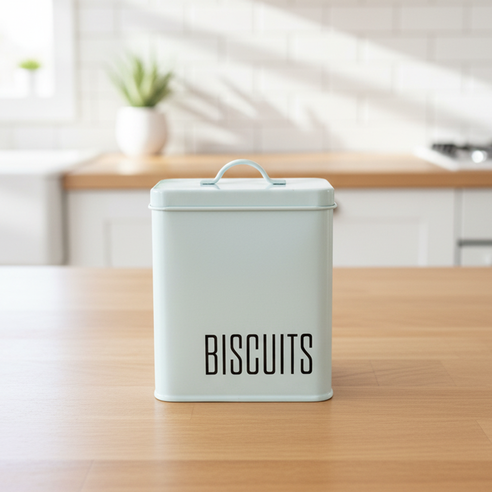 Pote para Biscoitos Retrô - Verde Menta
