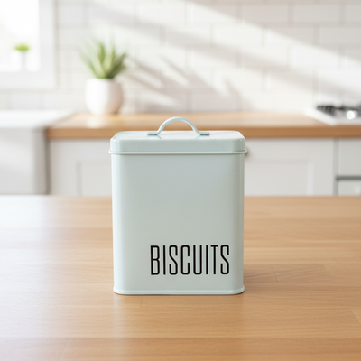 Pote para Biscoitos Retrô - Verde Menta