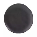 Conjunto com 6 Pratos de Sobremesa Orgânico Preto Matte