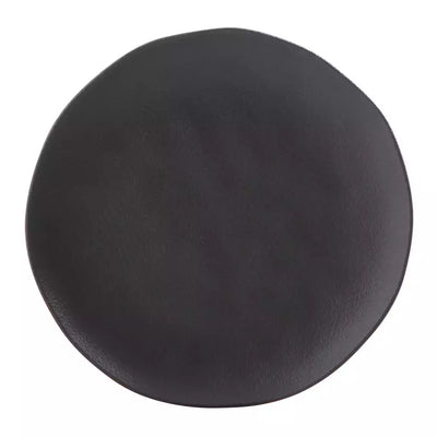 Conjunto com 6 Pratos Raso Orgânico Preto Matte