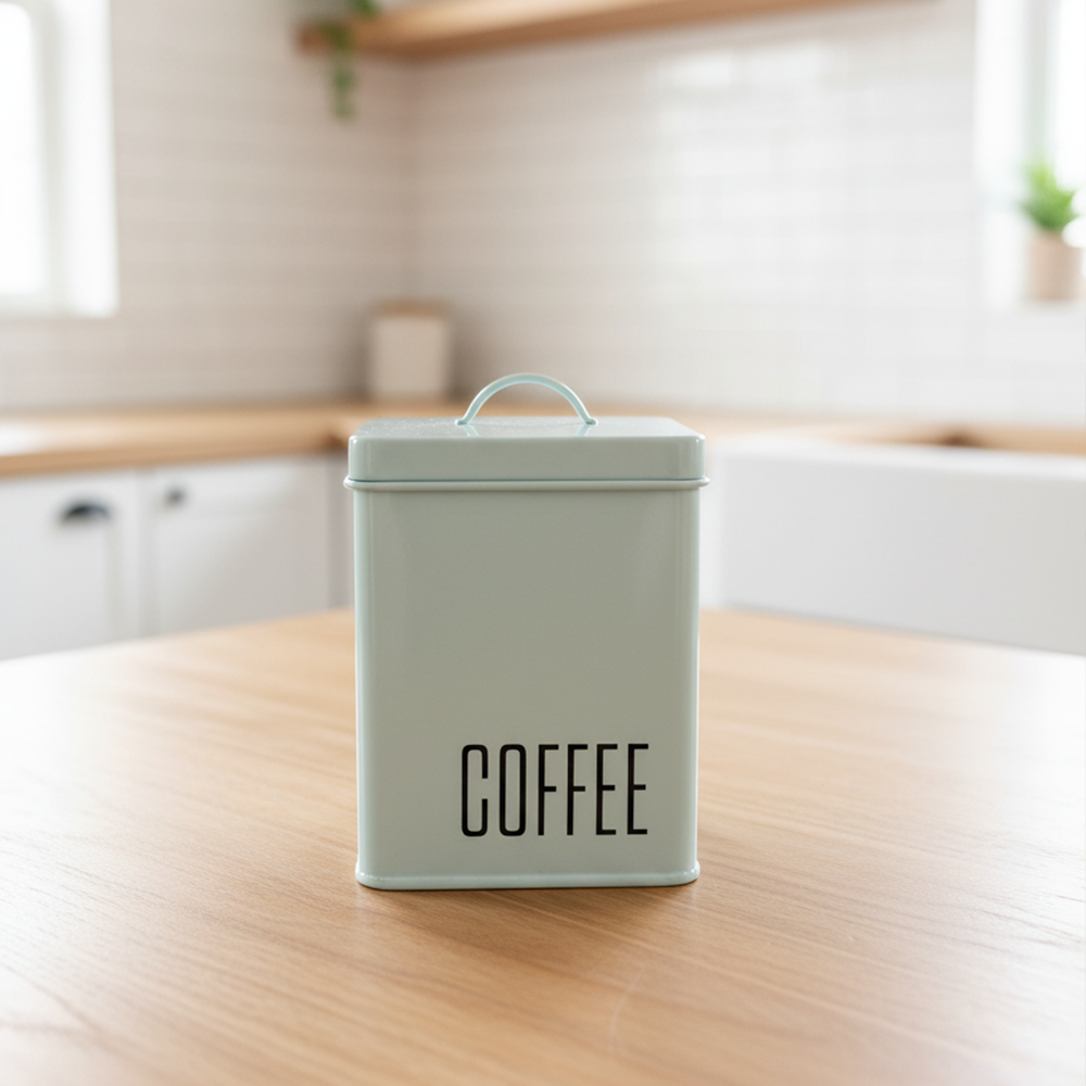 Pote para Café Retrô - Verde Menta